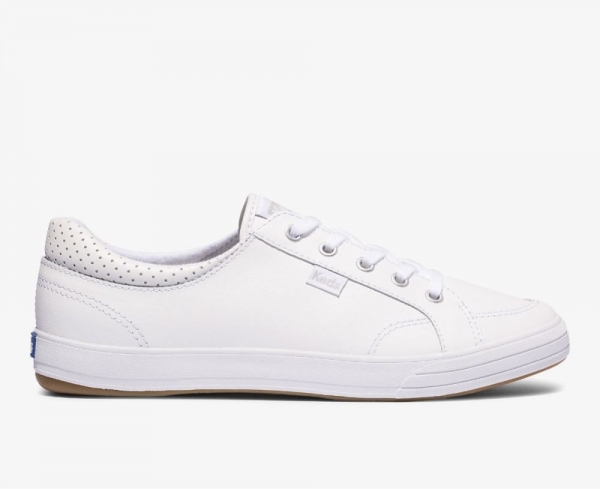 Women Center II Leather Sneaker White lgMZTgML