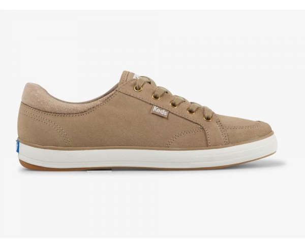 Women Center II Suede Sneaker Tan tPlaSdkO