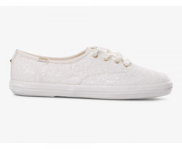 Women Champion Sequins Sneaker Off White PU7taeiE