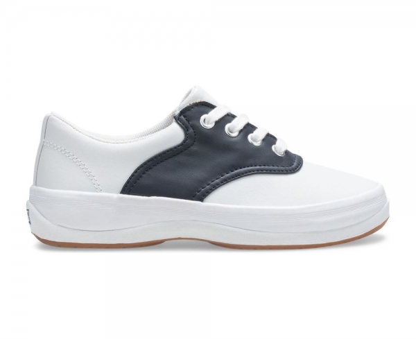 Keds School Days II White / Classic Navy rJ9CvYMZ