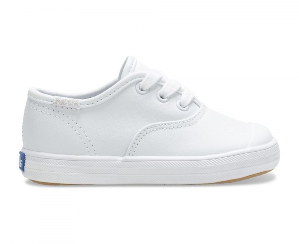 Keds Champion Lace Toe Cap White Leather bbheEytj